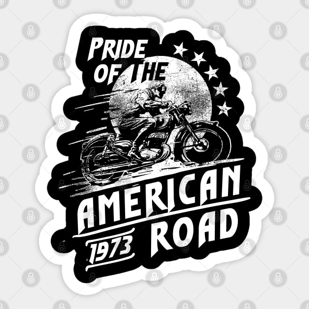 Pride of the American Hotrod T-Shirt - Classic Muscle Car Design Sticker by Urbanprint
